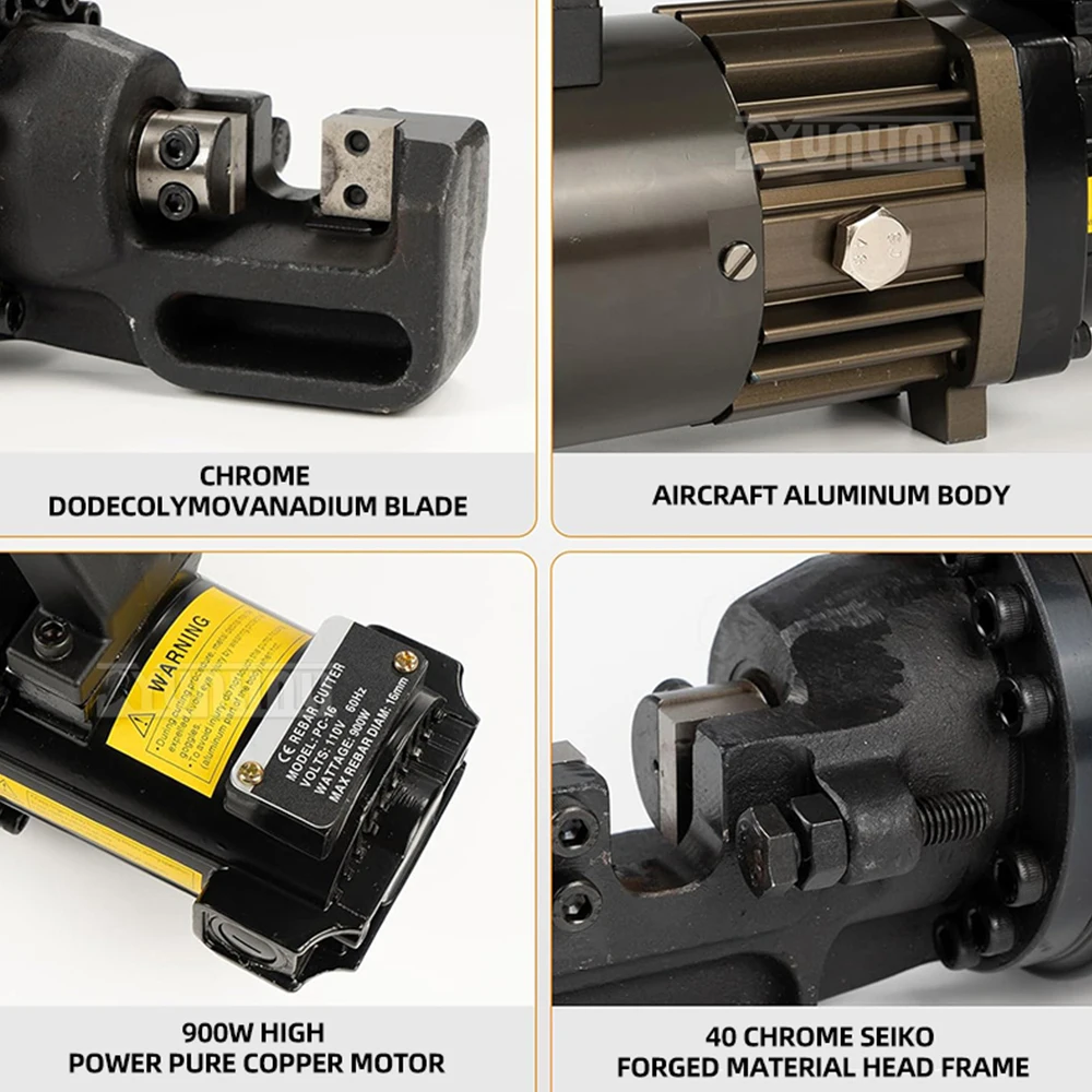 

2026 Electric Steel Bar Cutter 16-28mm Portable Hydraulic Rebar Cutting Machine Handheld Reinforcement Shear Steel Bar Scissors
