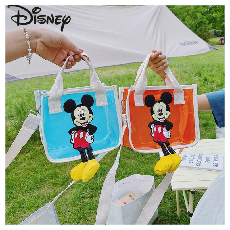 Disney mickey geléia saco dos desenhos animados doces cor bolsa universal moda de alta qualidade bonito das crianças mudança crossbody saco