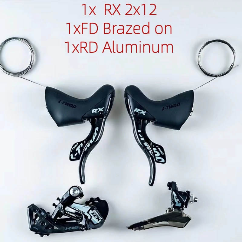 

LTWOO RX /R9 /R7 /R5 /R3 /R2 Speed Road Bike 4 Kit Shifter + Rear Derailleur + Front Derailleur Compatible with SMN