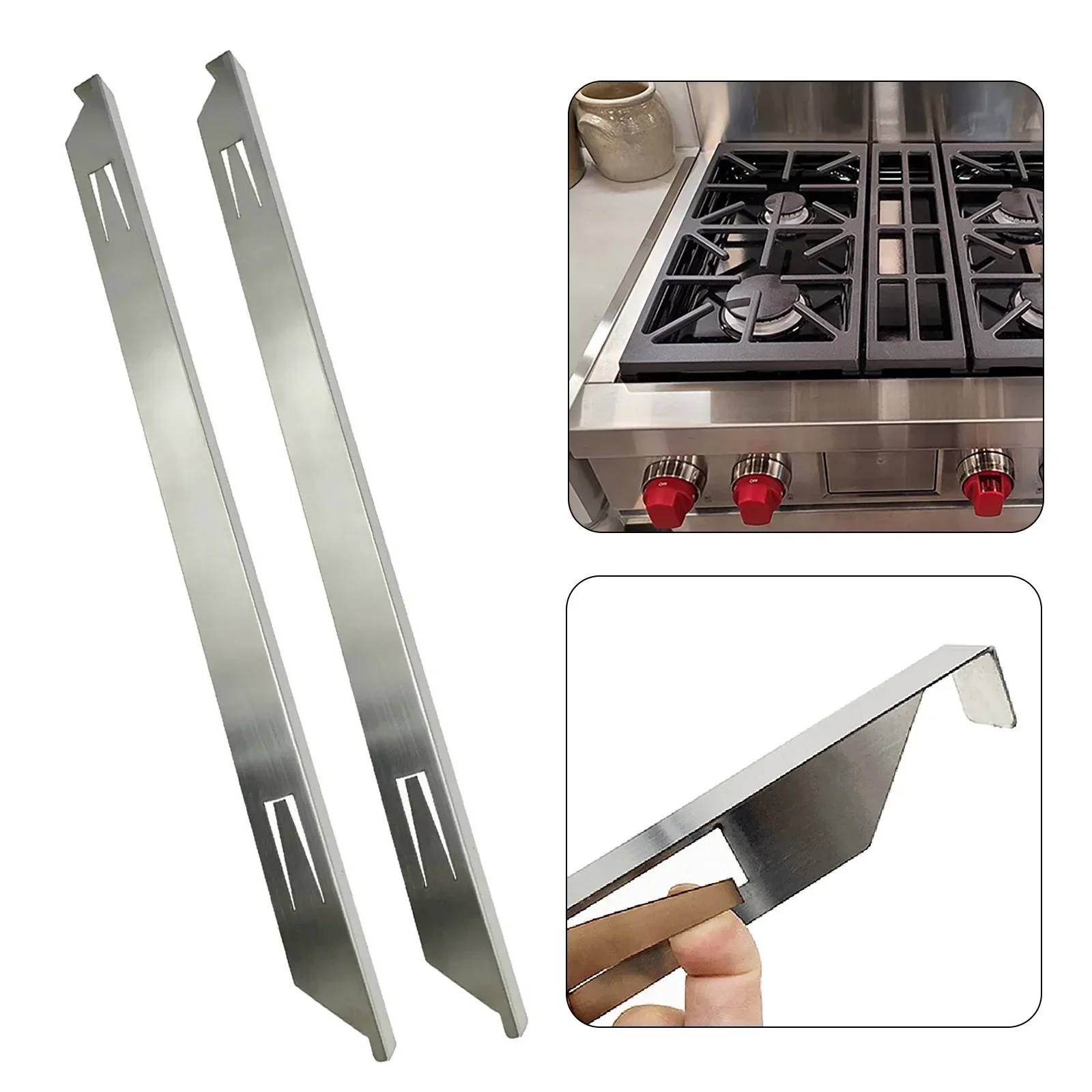 Oven Gap Filler Edge Sealing Strip For Kitchen Between Stove Edge And Stainless Steel Gap Clip Stove Counter Gap Cover
