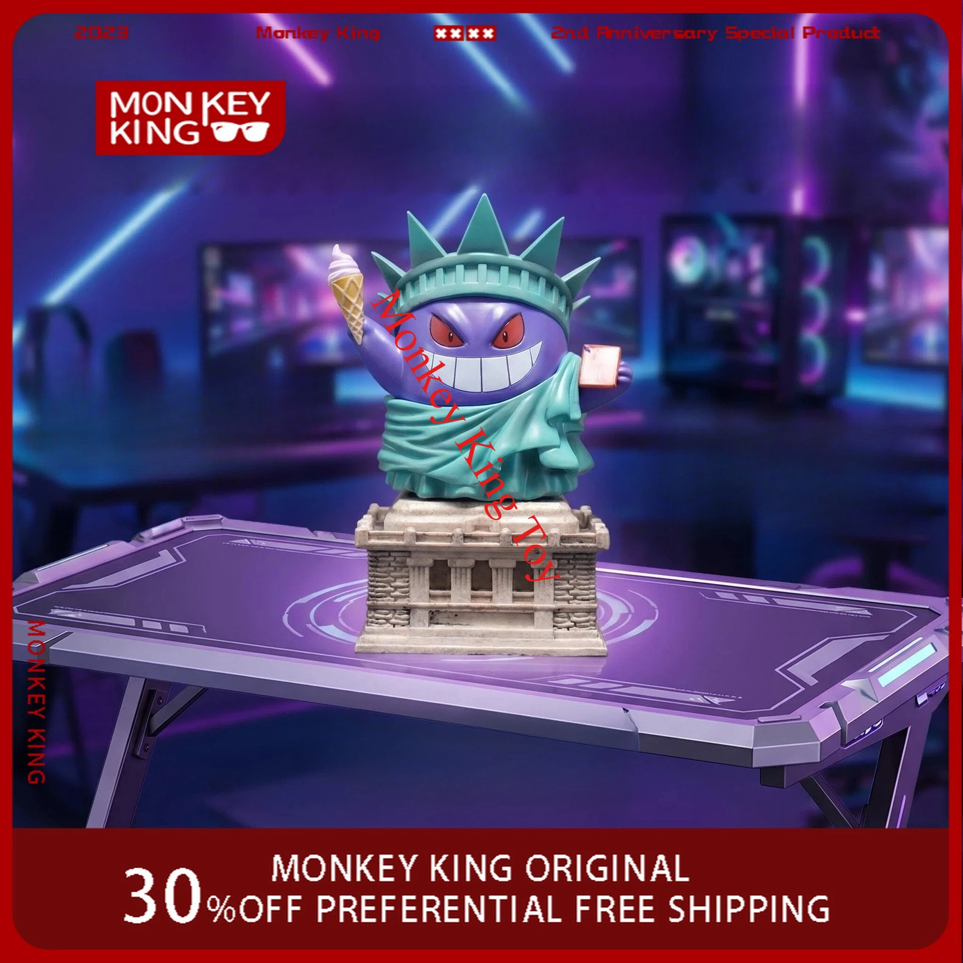 

14cm New Pokemon Movie Figure Gengar Perimeter PVC Model Collect CUTE Statue Living Room Decoration Ornaments Birthday Gifts Toy