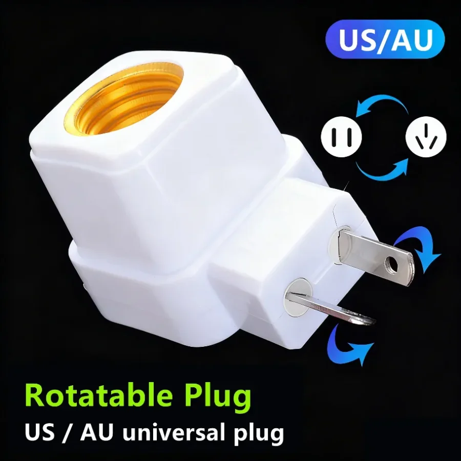 E27 Switch EU/US/AU Plug LED Light Lamp Bulb Socket Base Holder Edison Light Bulb Adapter ON/OFF Lighting Accessories