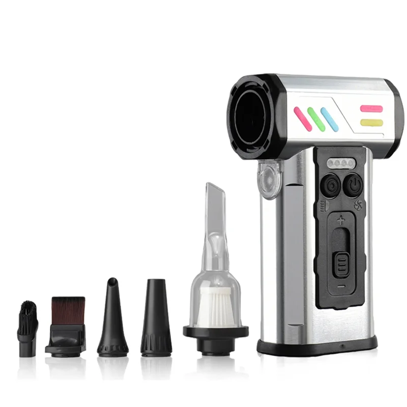 

Jet Fan Brushless Motor 300000RPM Turbofan High Power Dust Blower Cleaning Tool Variable Speed Silver