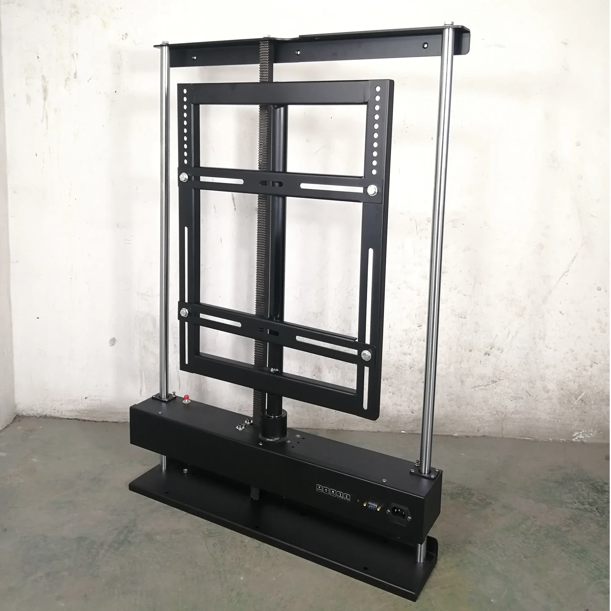 Remote control rotation 340 degrees TV cabinet stand TV lift Mechanism motorized drop Down TV lift