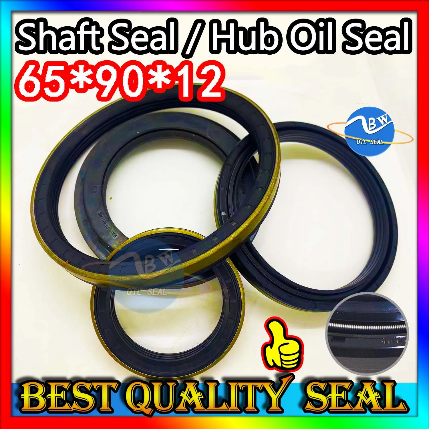 

Cassette Oil Seal 65*90*12 Hub Oil Sealing For Tractor Cat 65X90X12 Framework Oil proof Dustproof Reliable Mend Fix Best kit