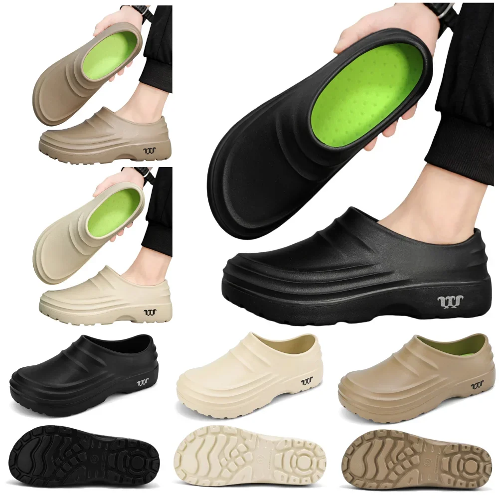 أحذية الشيف سميكة العمل المتسكعون زلة مقاومة الدافئة اصطف أحذية ممرضة مقاوم للماء للجنسين حذاء للحديقة النفط برهان للرجال والنساء #1