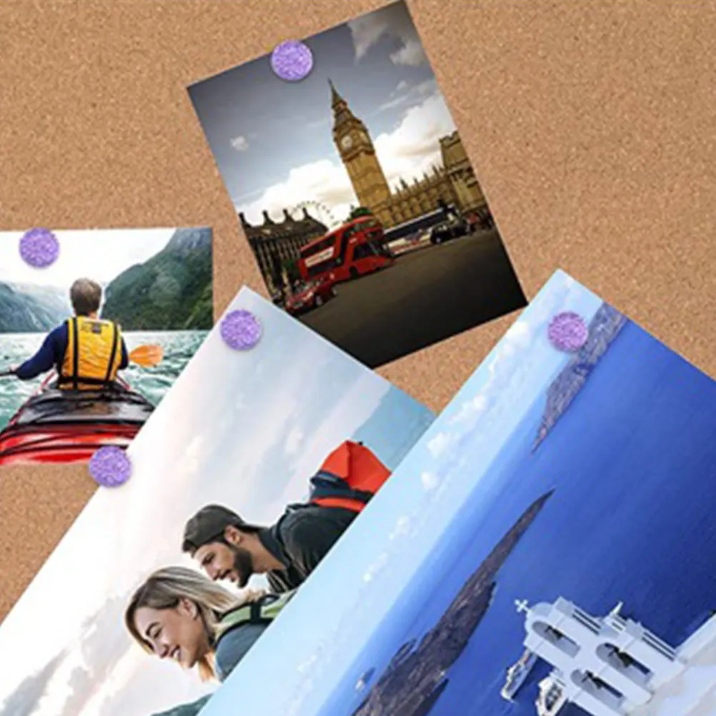 

20Pcs Round Decorative Push Pins Sparkling Rhinestone Thumbtacks for Cork Boards Bulletin Board Accessories Map Push Pins Travel