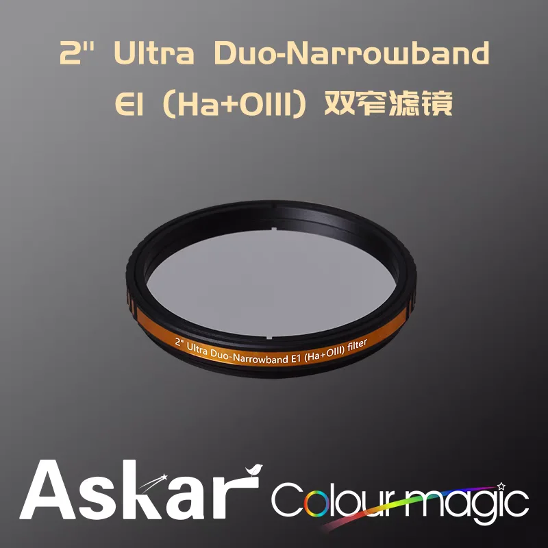 

Askar Ultra E1 E2 Dual Narrowband Astronomical Filter for Star And Sky Observation Professional No Halo Filter for Astrophysics