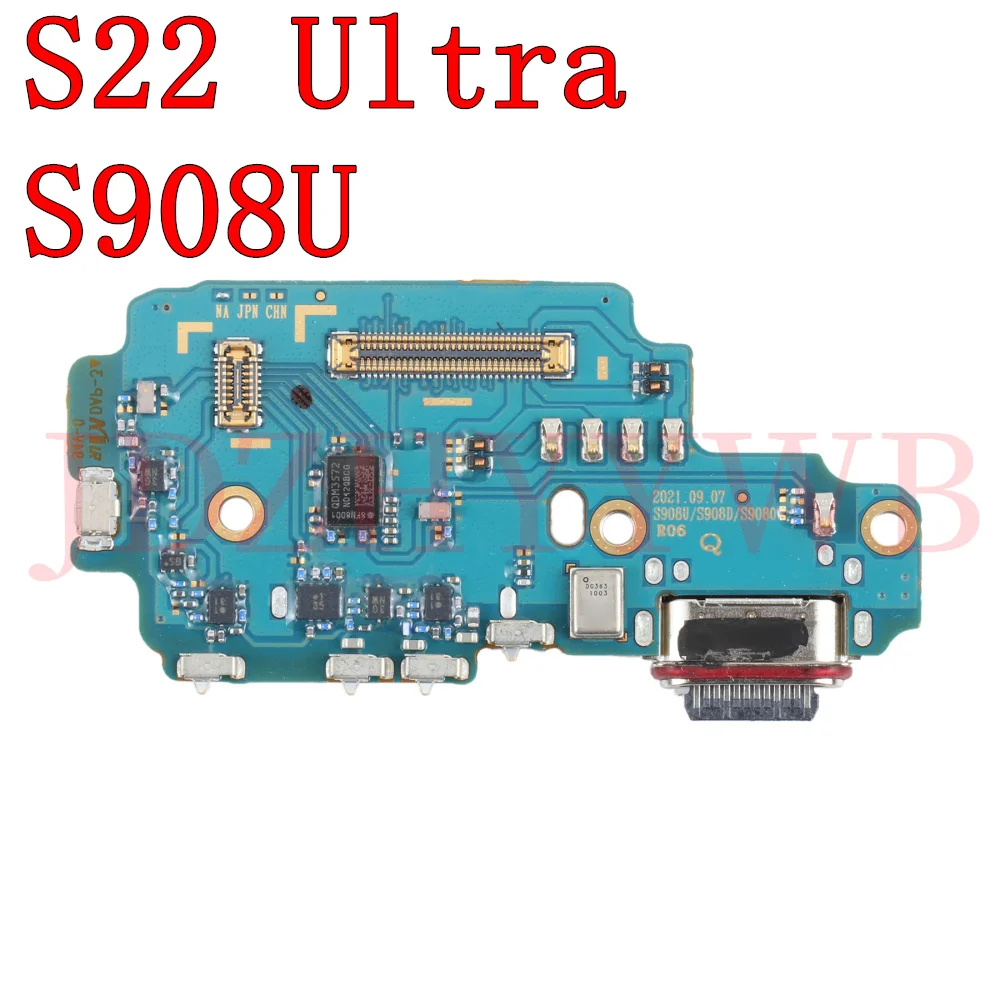 USB Charge Port Jack Dock Connector Charging Board Signal LCD Main Motherboard Flex Cable For Samsung Galaxy S22 Ultra S22ultra