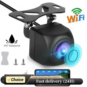 Wireless WiFi Car Rear View Camera Night Vision HD Backup Camera IP67 Waterproof Reversing Camera for Android for IOS