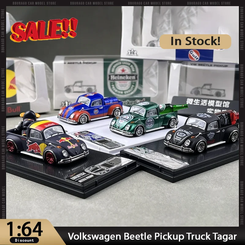 

Новинка в наличии Liberty 1:64, пикап Volkswagen Beetle, Tagar, автомобиль из сплава, миниатюрные литые под давлением украшения Volkswagen, игрушки на заказ для детей