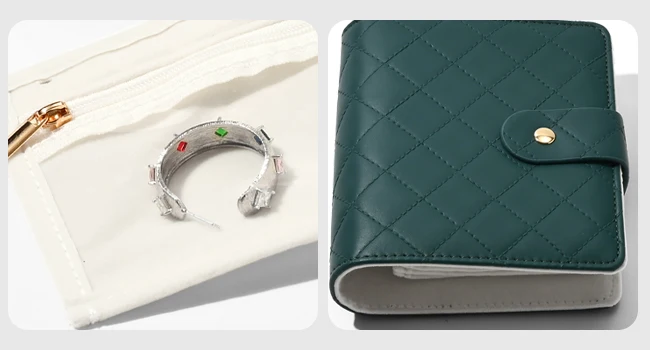 Oirlv Reisezubehör-Aufbewahrungstasche Tragbare Armband-Aufbewahrungsbox Modische Mehrzweck-Reisetasche Geschenk für Geschäftsreisen Weihnachten – Detail 6
