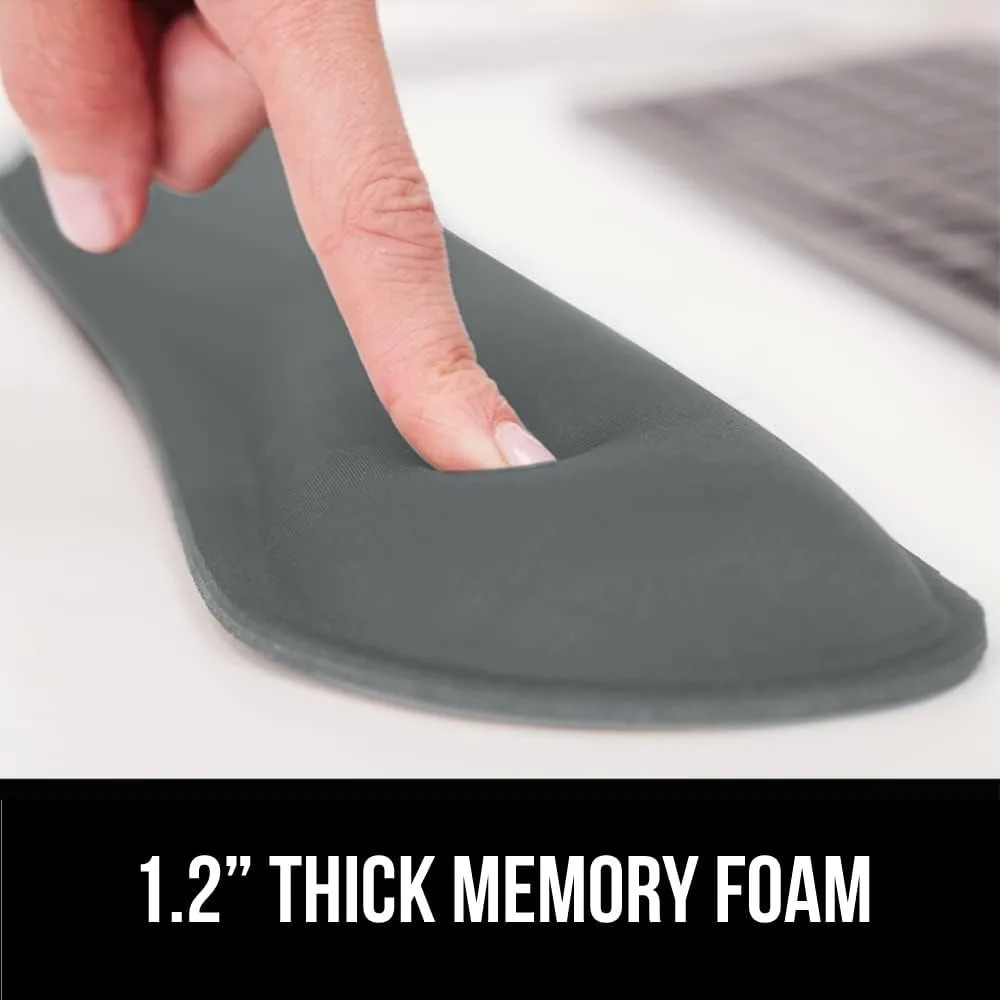 Apoio de pulso de espuma de memória de gel sedoso GRIP para teclado de computador, mouse, design ergonômico para digitação, alívio da dor, suporte de almofadas de mesa H
