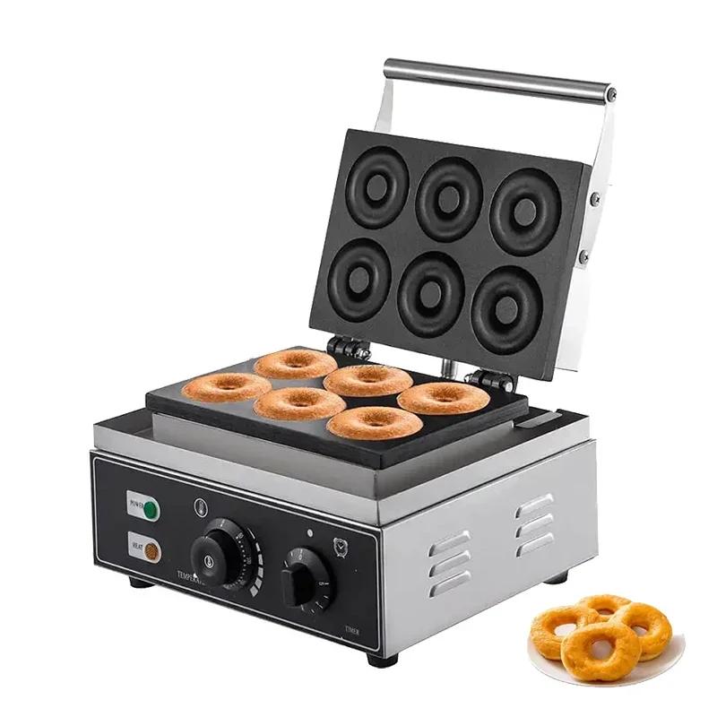 Hot SalesCommercial High Quality Automatic Non-stick Electric Donuts Maker Mini Doughnut Machine