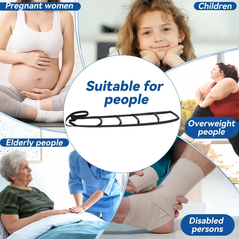 Drabinka do łóżka, wspomaganie w wchodzeniu, ćwiczenia brzuszków, regulowana linowa drabinka do łóżka, pomocnik w wchodzeniu do łóżka dla seniorów, kobiet w ciąży, osób niepełnosprawnych, po urazach.