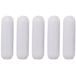 5 Pcs 25mm(1 Inch) PTFE Magnetic Stirrer Mixer Stir Bar,White Color,Laboratory Bar,Stir Plate Bar,7mm25mm Stir Bars