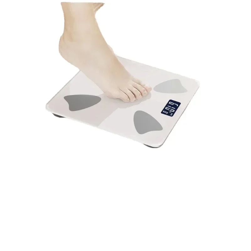 Elegant and User-friendly Body Scale for Home Use with Large LCD Screen and High-precision Sensor Bascula