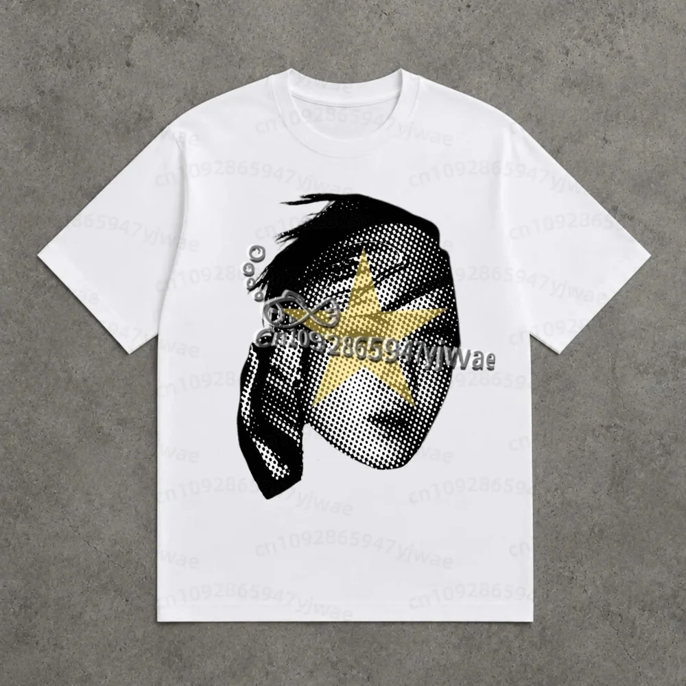 2026 Herren Damen LNGSHOT Big Head T-Shirt Grafik-T-Shirt Ohyuan Woojin Louis Ryul Fans O-Ausschnitt T-Shirt Mode Retro Herren T-Shirt – Detail 11