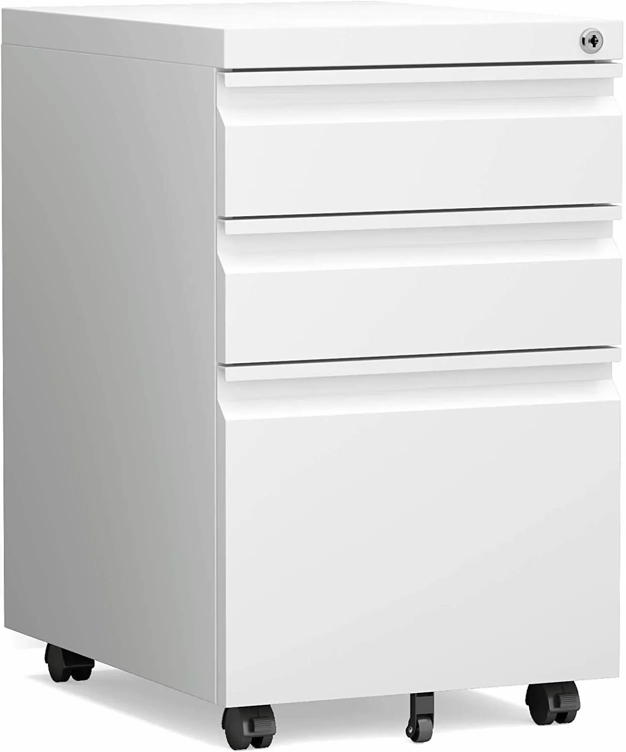 

Metal Office Rollin Filing Cabinet Deep Drawers File Storage Cabinet on Wheels