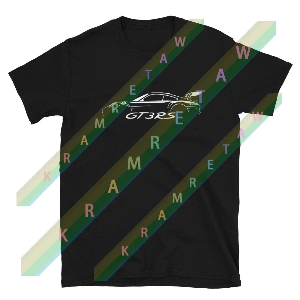 

New summer Men T Shirt Casual GT3RS 986 718 981 T-shirt Graphic Short Sleeves 100% Cotton Cool Tee