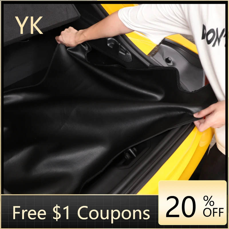 

Для Toyota GR Supra MK5 A90 2019-2025 ПВХ кожа черный коврик в багажник автомобиля прочный ковер автомобильные аксессуары