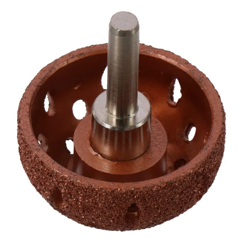 

1Pc Coarse Grit Tungsten Buffing Wheels Hemispherical 42/55mm Steel Buffing Wheel Bowl Type Grinding Head