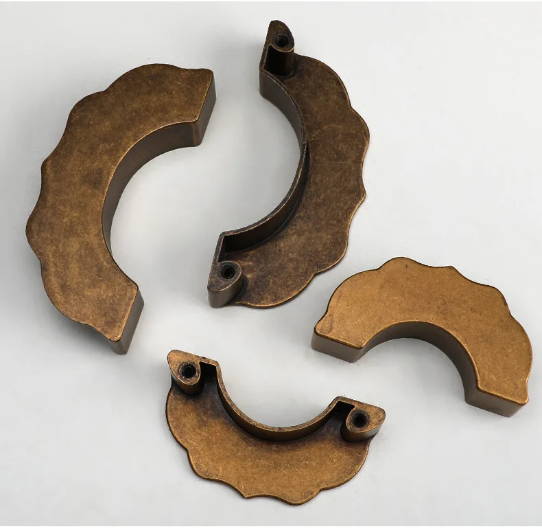 YUTOKO Antiker Bronze-Schrankgriff im chinesischen Stil, Einloch-Schubladengriff, kleiner Griff für Schränke und Aufbewahrungsschränke – Detail 19