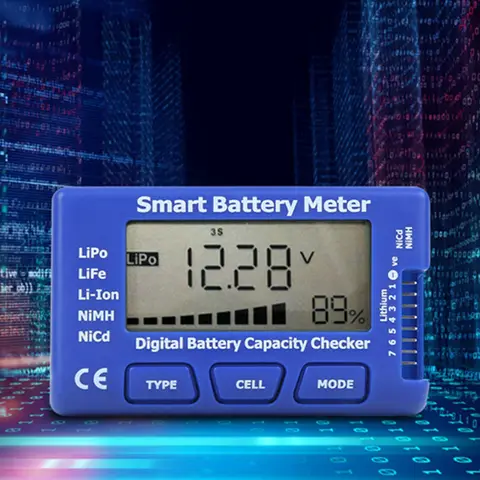 5-In-1 지능형 디지털 배터리 미터 LCD 디스플레이가 있는 배터리 용량 검사기 배터리 미터 지능형 배터리 미터