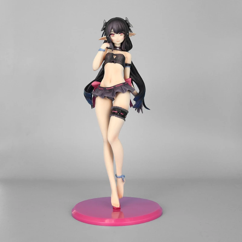 

24cm Anime Standing Swimsuit Pretty Girl Statue Model Doll Series Annette Little Devil Desktop Ornament Toy Gift