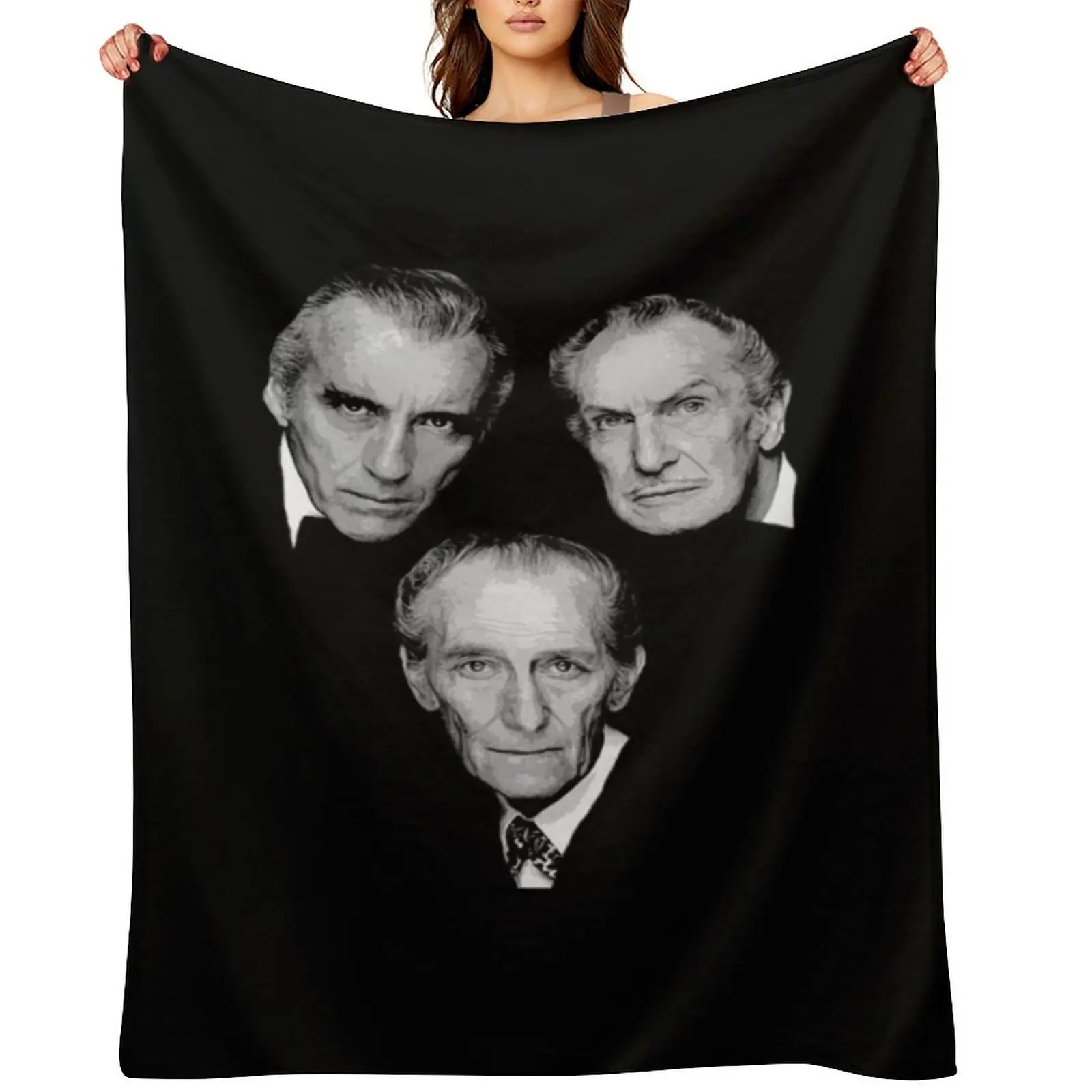 

Christopher Lee Vincent Price Et Peter T-ShirtChristopher Lee Vincent Price et Peter T-Shirt_by sojpap_ Throw Blanket