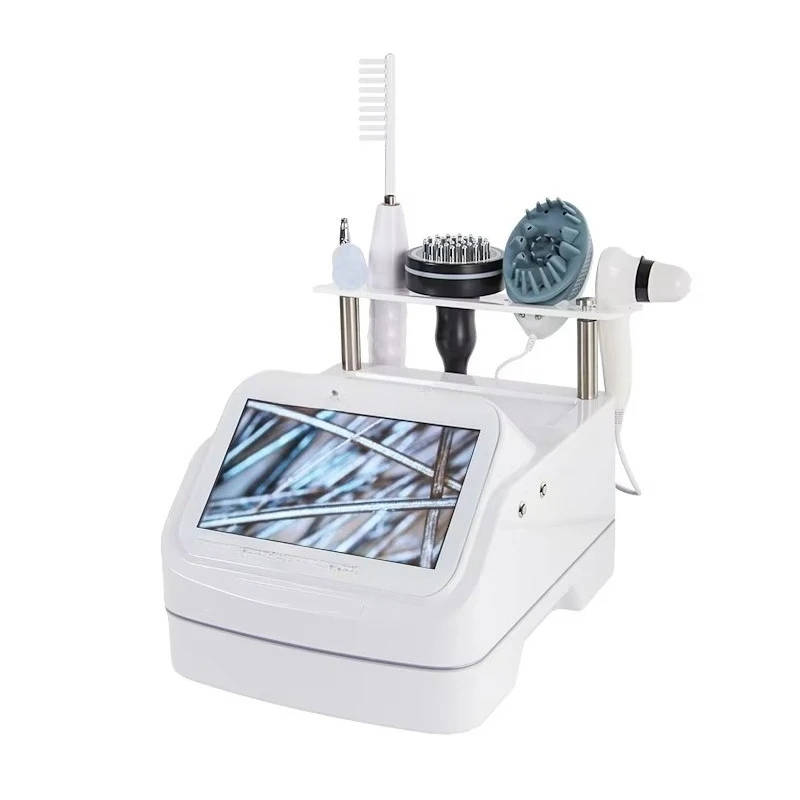 New 5-in-1 Hair Loss Prevention Scalp Care Massager Hair Follicle Scanner Skin Analysis Detector