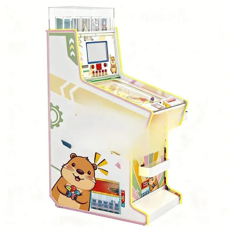 Dedicated commercial desktop pachinko machine for ball return and return cards