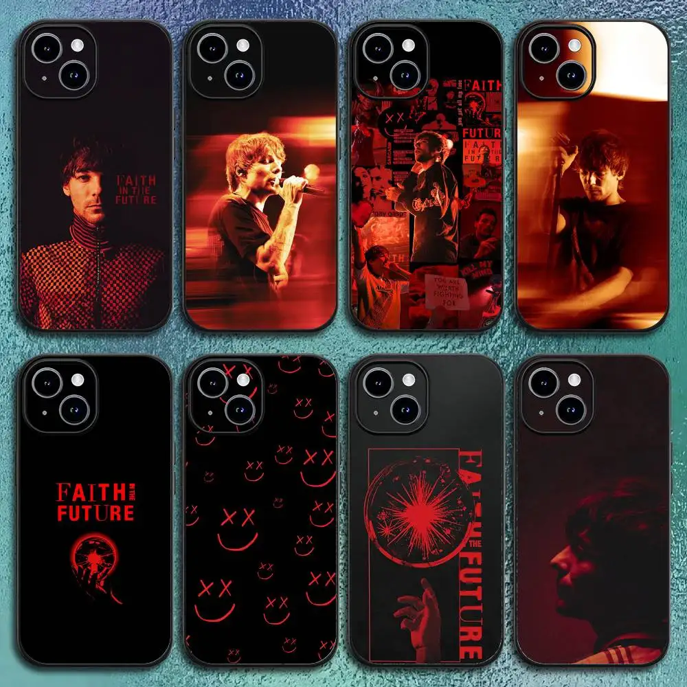 Funda de teléfono Louis Faith Future T-Tomlinson para iPhone12 13 14 15 16 17Pro Max Plus Classic carcasa suave negra