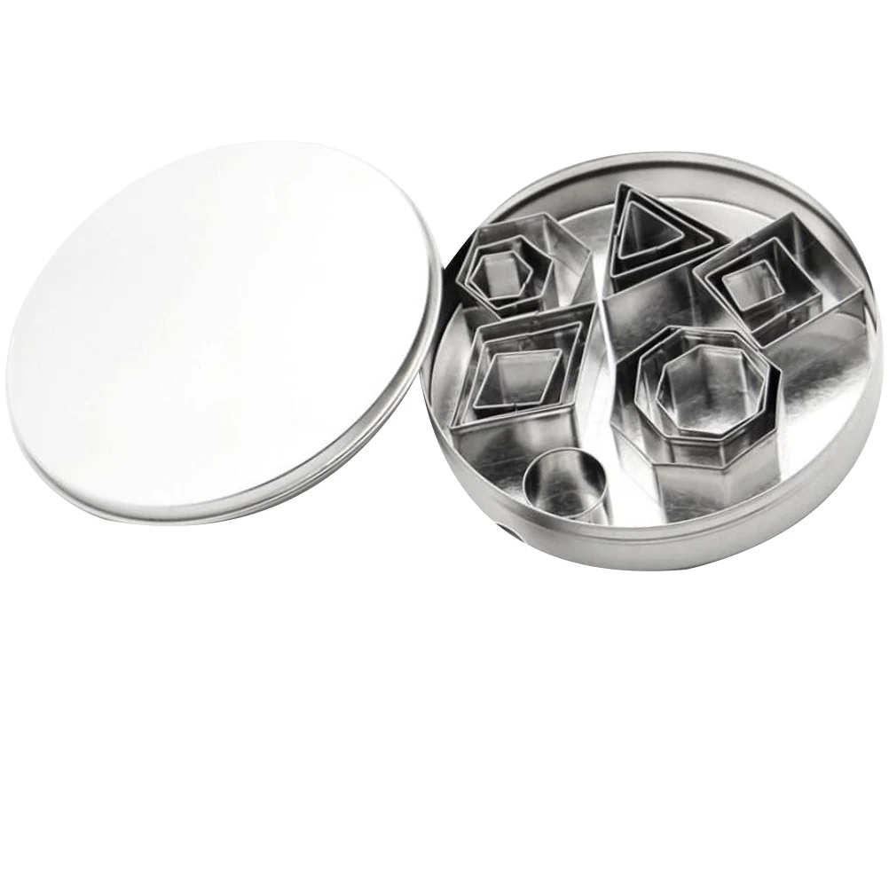 

24Pcs Durable Stainless Steel Cookie Cutters Molds Safe Cake Baking Tools For Home Kitchen And Professional Use