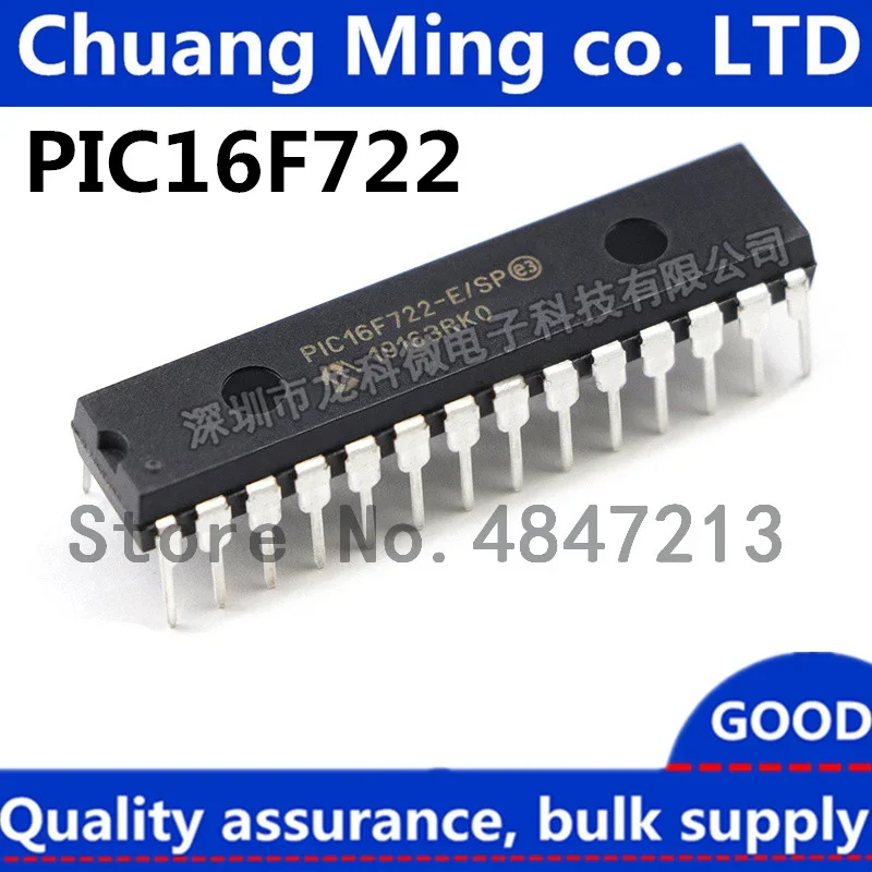 Free Shipping 10pcs/lots PIC16F722A-I/SP PIC16F722A PIC16F722 DIP-28 IC