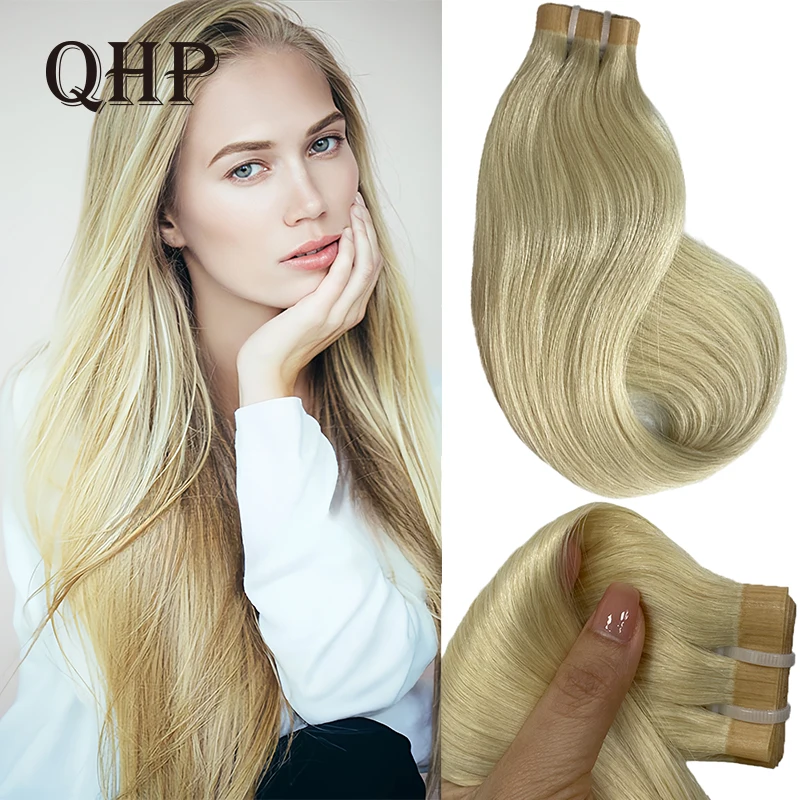 

Straight PU Skin Weft Hair Extensions Invisible Injected Hair Weave Bundles 100% Brazilian Real Human Nautural Hair Weave 14-26”