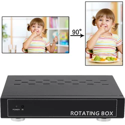 Vertical TV HDMI Video Rotating Box Processor 90 180 270 Degree Image Flip