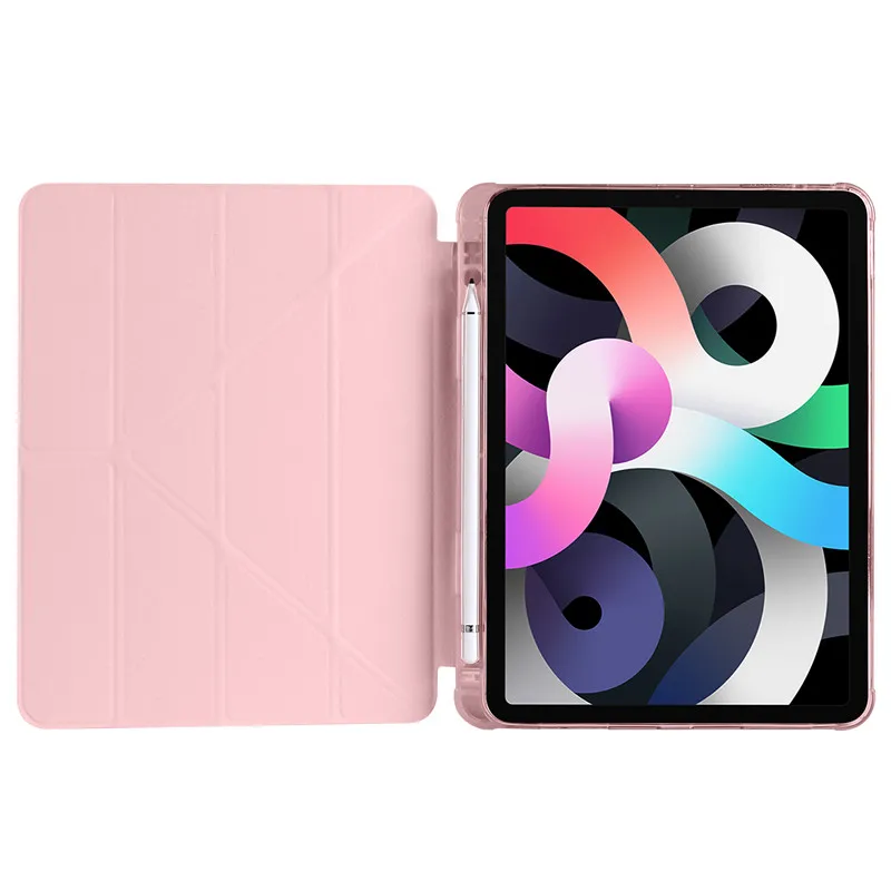 For iPad Case 10th Generation PU Leather TPU Back Fold Stand Cover For iPad 11 10 10th 11th Generation A16 Case with Pen Holder