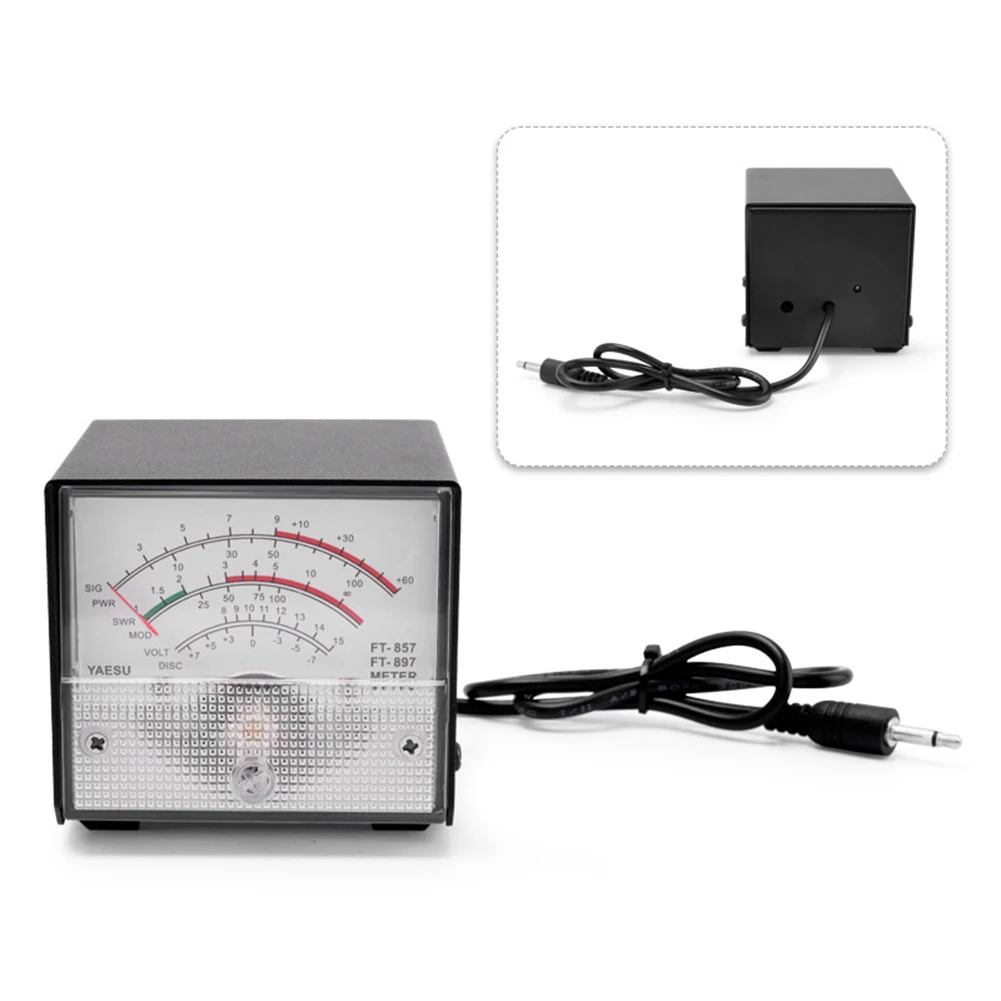 External S Meter High Precision Power Meter Portable Receive Display Standing Wave Meter for Radio Antenna