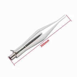 360mm Stainless Steel 26CC Tail Split Water-cooled Accelerated Exhaust Pipe for Gasolin Boat Komatsu RCMK and Other Engines