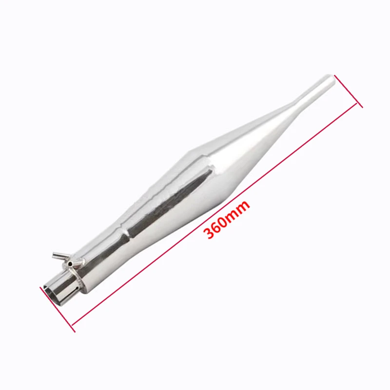 360mm Stainless Steel 26CC Tail Split Water-cooled Accelerated Exhaust Pipe for Gasoline Boat Komatsu RCMK and Other Engines