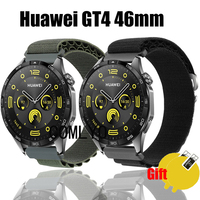 Band For Huawei watch GT 4 46mm Strap Nylon Adjustable Soft Bracelet FOR Women Men Belt Screen protector film