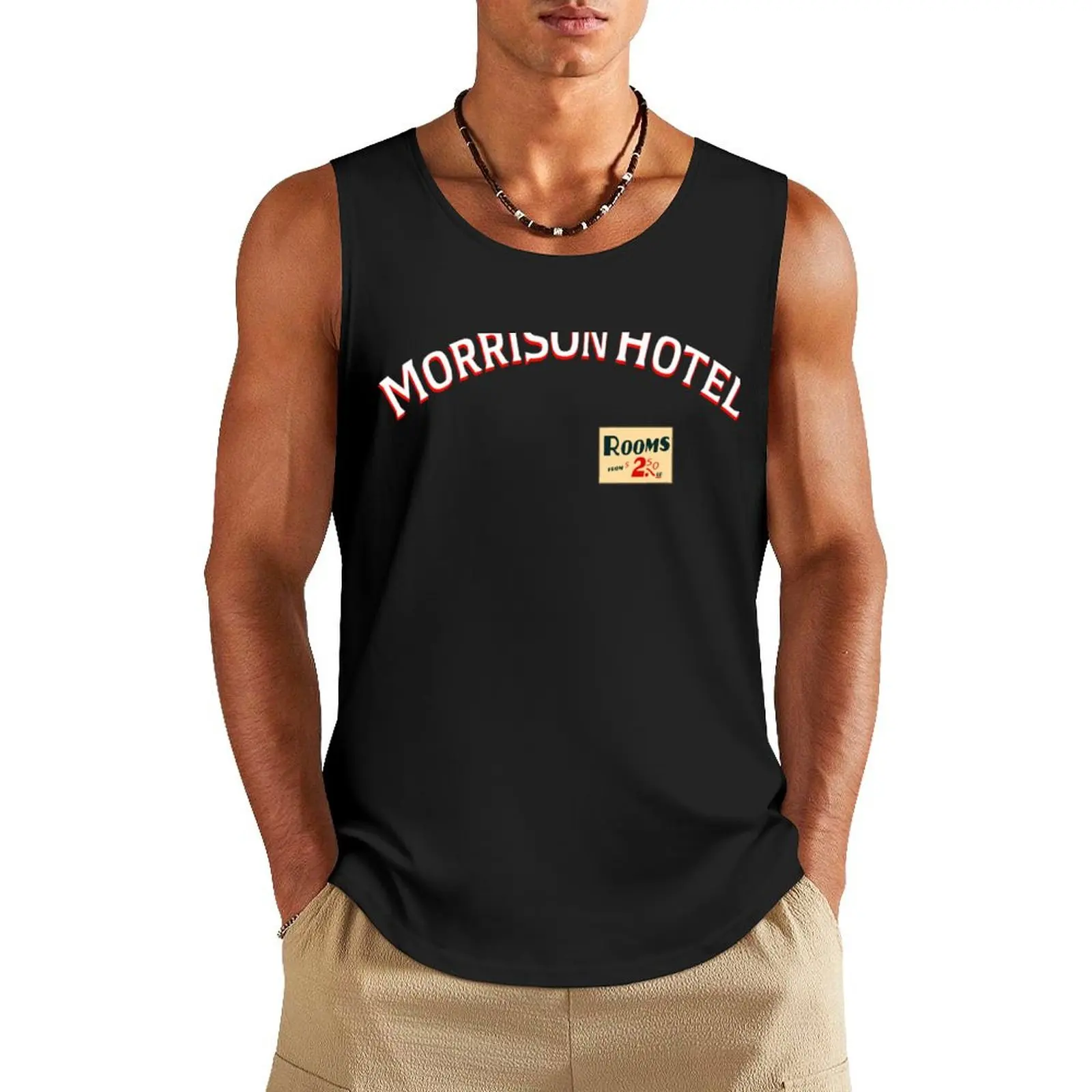 

Morrison Hotel Tank Top anime top Men's clothing brands muscle t-shirt
