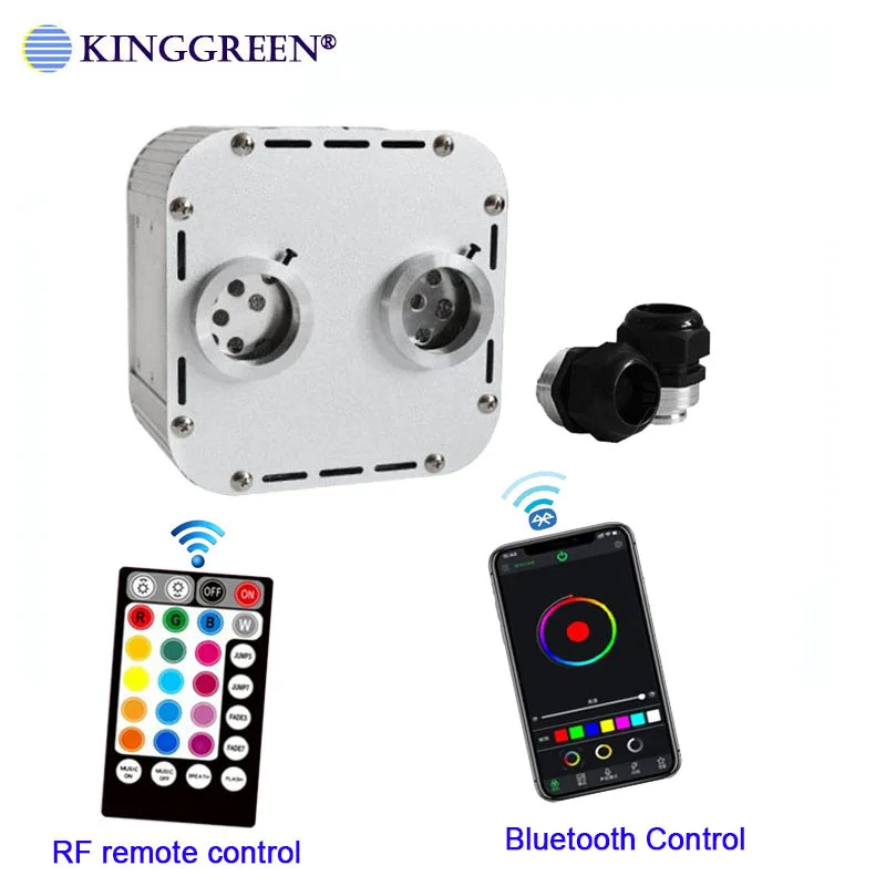 Imagem -04 - Kit de Fibra Óptica Led para Teto Sky Cabeça Dupla Motor Twinkle Light Controle Bluetooth 32w