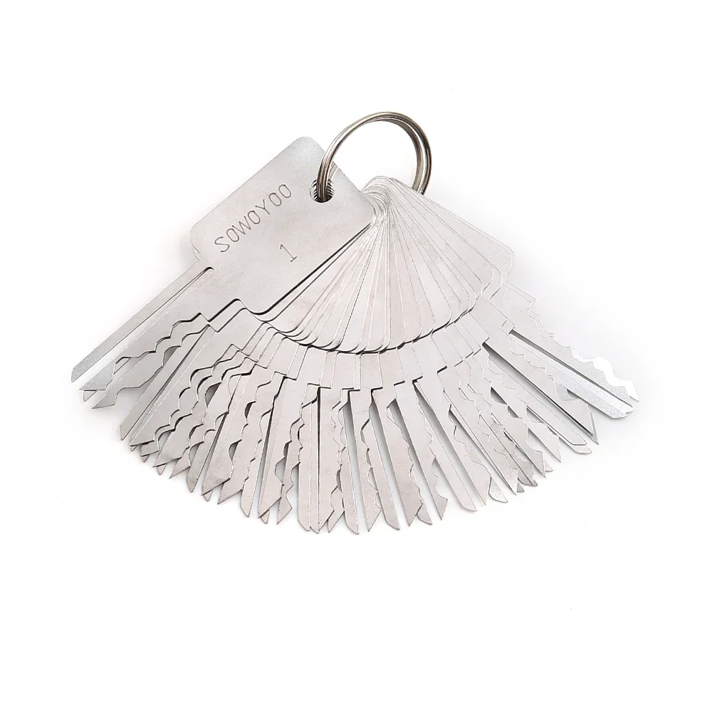 

48 шт., цельностальной набор инструментов с замком для стакана, гражданский замок, инструменты для ремонта слесарных принадлежностей