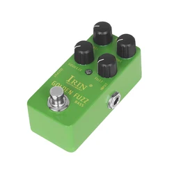 IRIN RS-20 Golden Fuzz Bass Mini Single Guitar Pedal True Bypass Green Electric Guitar Effector Guitar Accessories & Parts