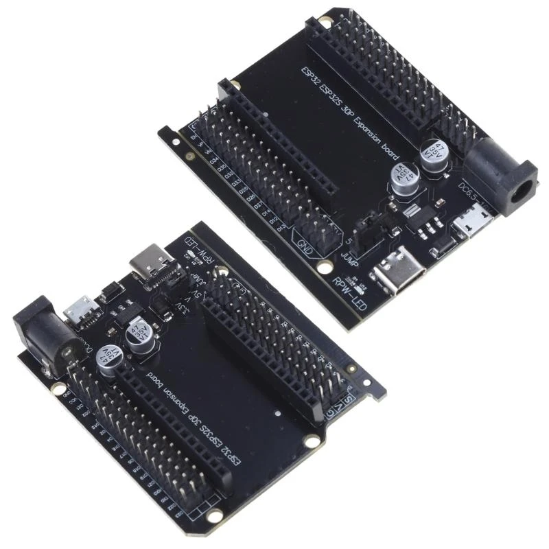 P9FA ESP32 Expansion Board ESP32 30p Devkit -v1 Power Modul Board ESP32S Type -C MicrousB Development Board