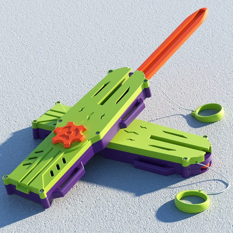ดาบปลดปล่อยความเครียดแบบอัตโนมัติ รุ่น Gravity Radish Series ของเล่นรีไซเคิลคลายเครียดสำหรับเด็ก