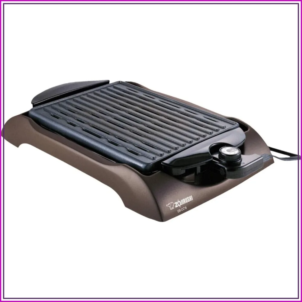 

Indoor Electric Grill, Non-Stick Smokeless BBQ Grill, 120V US Plug, Portable Tabletop Cooker