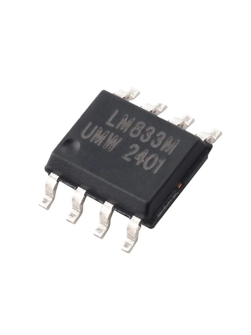 10 Stück Original UMW LM833MX Zweikanaliger Rauscharmer Operationsverstärker Patch SOP-8 – Detail 4